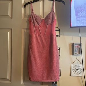 Pink Shein mini dress